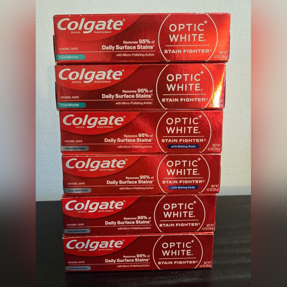 Bundle of Colgate Optic White Toothpaste